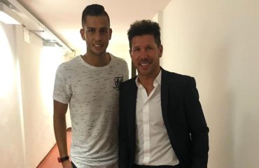 Así se conocieron Hancko y Simeone: «Era compañero de su hijo Giovanni y él vino a venos. Lo vi en el salón y le pedí una foto.