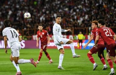 Cristiano hizo doblete en gran goleada de Portugal sobre Armenia