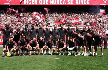 El Sevilla conjura al Sánchez-Pizjuán en la última sesión previa al derbi