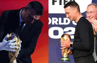 FIFA se disculpó con Scaloni: le dejaron tocar trofeo del Mundial