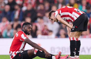 Iñaki Williams reaparece en Lezama y da impulso al espíritu del vestuario