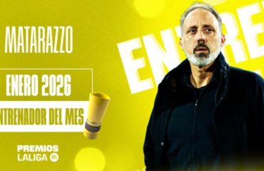 Matarazzo llega a LaLiga de la mejor manera: elegido mejor entrenador de enero