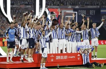 El año del título con la afición en la grada