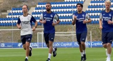 Aramburu, Yangel Herrera y Óskarsson ya están de vuelta en Zubieta